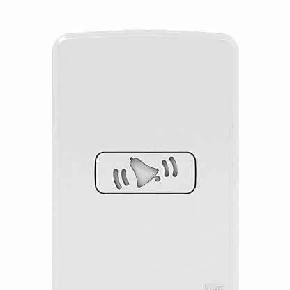 Conjunto Campainha Cigarra Horizontal 10A Bivolt Com Placa 4X2 Branco Compose 13272775 - WEG