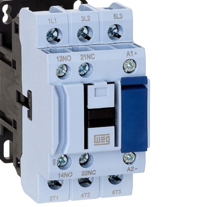Contator Potência Tripolar 9A 24Vcc 1Na+1Nf CWB9-11-30C03 - WEG