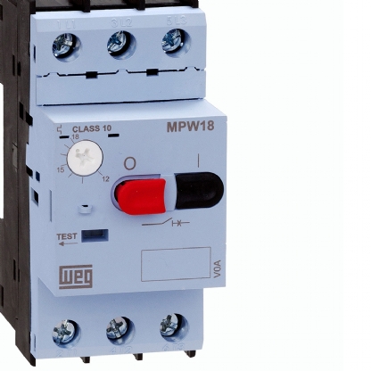 Disjuntor Motor Tripolar 1-1,6A 100Ka 380/440V MPW18-3-D016 - WEG