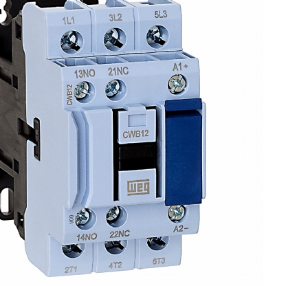 Contator Potência Tripolar 12A 24Vcc 1Na+1Nf CWB12-11-30C03 - WEG