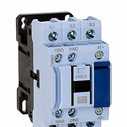 Contator Potência Tripolar 12A 24Vcc 1Na+1Nf CWB12-11-30C03 - WEG