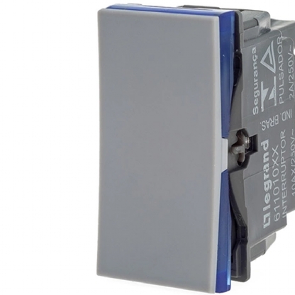 Módulo Interruptor Simples 10A Cinza - Pialplus+