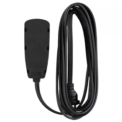 Extensão Elétrica Sort 2X 0,75mm 3 Metros Preto 3 Tomadas 2P 10A 250V - Daneva