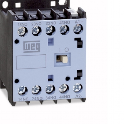 Contator Mini Auxiliar 10A 190-220V 4Na 50/60Hz CWCA0-40-00V26 - WEG