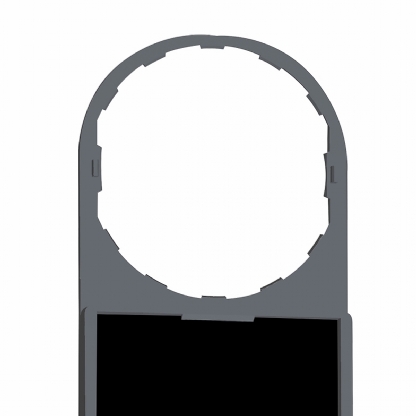 Porta Etiqueta Standard Para Etiqueta 18X27mm Preto/Vermelho 30X50mm ZBY6101 - Schneider Electric