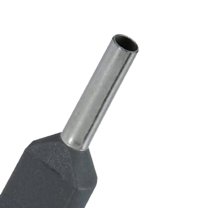 Terminal Tubular Ilhos Duplo 1,50mm Pré-Isolado Preto 100 Unidades - Phoenix