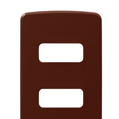 Placa Acabamento 2 Postos Horizontal4X2 Composé Marrom - WEG