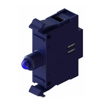 Bloco Contato Iluminado Led Para Botão Sinaleiro 110/130Vca/Cc Azul CSW-BIDLF-4E10 - WEG