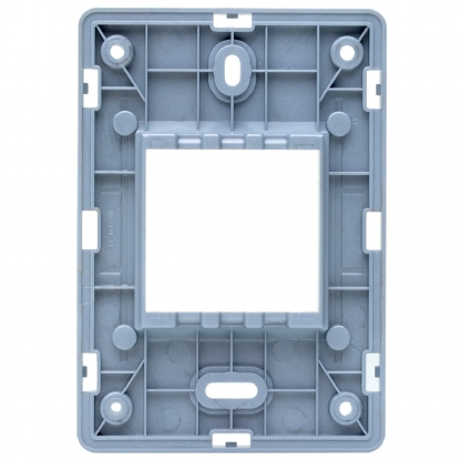 Suporte 1 Posto Vertical 4X2 Unno Prata - ABB