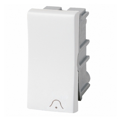 Módulo Pulsador Campainha 2A Branco - Pialplus