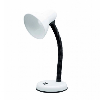 Luminária Mesa Redonda Branco 25W E27 - Bronzearte