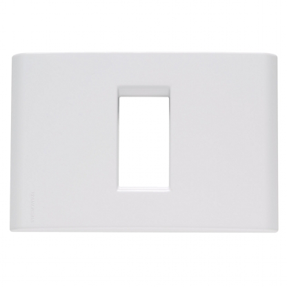 Placa Acabamento Horizontal 4X2 Liz Branco - Tramontina