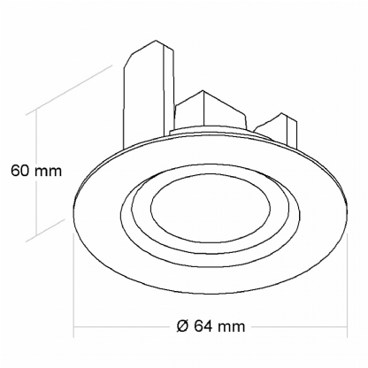 Luminária Spot Embutir Redondo Branco Para Lâmpada Mr16 35W Gu10 - Bellaluce