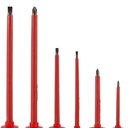 Jogo De Chaves De Fenda Simples E Cruzada Isoladas Nbr9699 Com 6 Unidades - Gedore