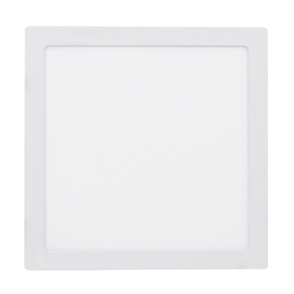 Luminária Plafon LED Embutir Quadrada Branca Bivolt 12W 3000K Luz Amarela - Bronzearte