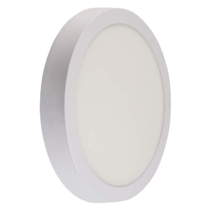 Luminária Plafon Led Sobrepor Redondo Bivolt 12W 3000K Luz Amarela - Bronzearte