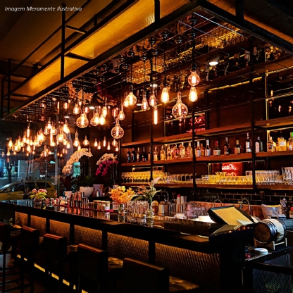 Lâmpada Led Filamento Vela 3W Bivolt E14 6000K Luz Branca - Ourolux