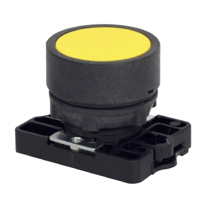 Botão Max Botton Impulso Normal Amarelo - Steck