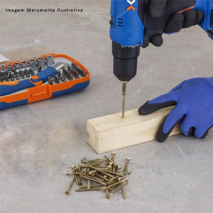 Cartela Parafuso Cabeça Chata Bicro Philips 4,0x25 20 Unidades - Sfixa - Sfixa