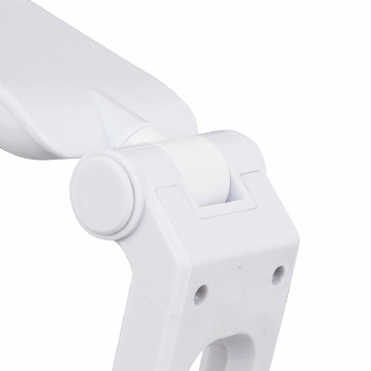 Luminária Mesa Led Articulável Branco 4W Bivolt 6400K Luz Branca Foco Direcionável - Bronzearte