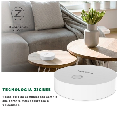 Hub De Automação Inteligente Smart ICA1001 Branco Compatível Com Alexa/Google - Intelbras