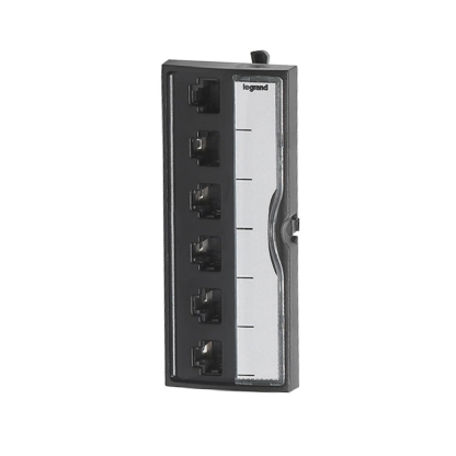 Painel 6 Conectores Rj45 Cat6 Utp - Legrand/Conect