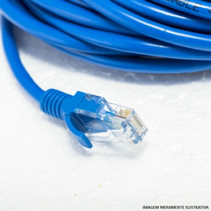 Cabo De Rede Patch Cord Azul Cat5E Utp 2 Metros - Legrand/Conect