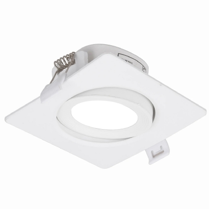 Luminária Spot Embutir Quadrado Branco Para Lâmpada Mr16 50W Gu10 - Exito