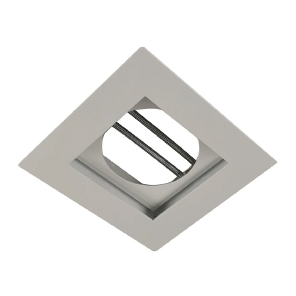 Luminária Spot Embutir Quadrado Branco Para Lâmpada Par20 50W E27 - Golight