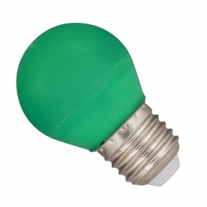 Lâmpada Led Bolinha G45 3W Bivolt E27 Verde - Opus