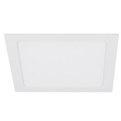 Luminária Painel Led Embutir Quadrado Em Policarbonato Branco 18W Bivolt 5000K Luz Branca Led Inside - Osram