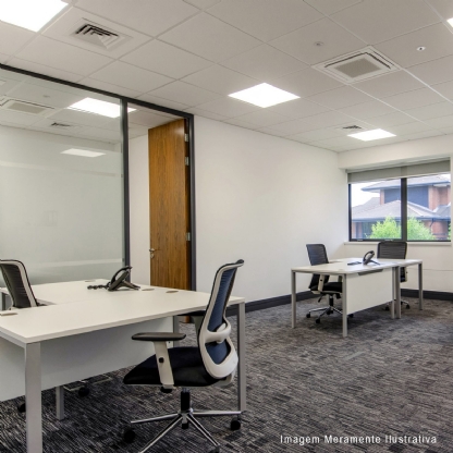 Luminária Painel Led Embutir Quadrado Em Policarbonato Branco 18W Bivolt 5000K Luz Branca Led Inside - Osram