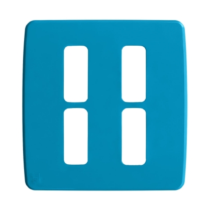 Placa Acabamento 4 Postos 4X4 Composé Azul - WEG
