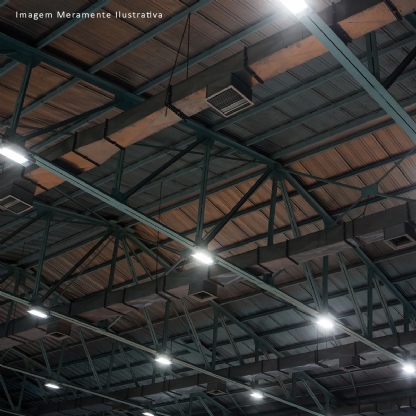 Luminária Refletor Led Quadrada 30W Bivolt 6500K Luz Branca - Avant