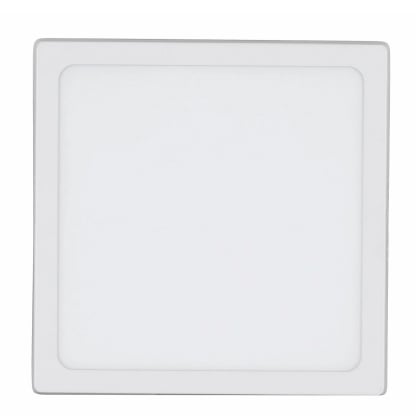 Luminária Painel Led Sobrepor Quadrado Alumínio Branco 6W Bivolt 3000K Luz Amarela 410Lm Home Led - Bronzearte