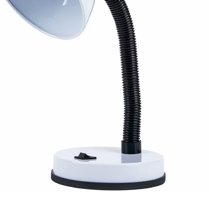 Luminária Mesa Viking Branco 60W E27 - Luminatti