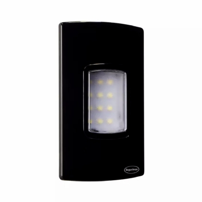 Luminária Emergência Embutir Led Aclaramento 4W Bivolt Com 12 LEDs 100Lm 1,5H Ip20 - Segurimax