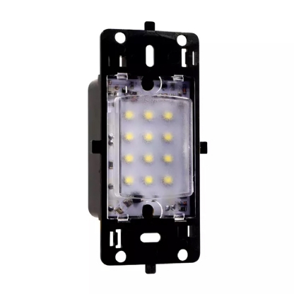 Luminária Emergência Embutir Led Aclaramento 4W Bivolt Com 12 LEDs 100Lm 1,5H Ip20 - Segurimax