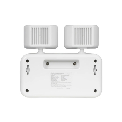 Luminária Emergência Led 2 Faróis 4W Bivolt 1200Lm 2H Ip20 - Segurimax