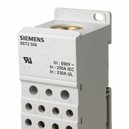 Bloco Distribuicao 690V 250A 1P 5ST2508 - Siemens