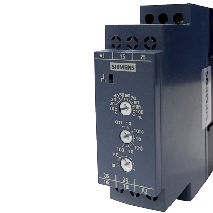 Relé Temporizador Eletrônico 0,1S-100H Retardo Energização 2 Reversor 24-240V 7PU07113BW00 - Siemens