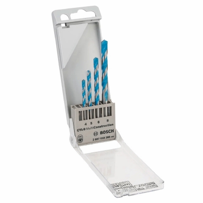 Jogo De Broca 4-5-6-8mm 4 Peças 2607018285-000 Multiconstruccion - Bosch