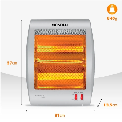 Aquecedor Halógeno Comfort Air 220V 800W A-09 - Mondial