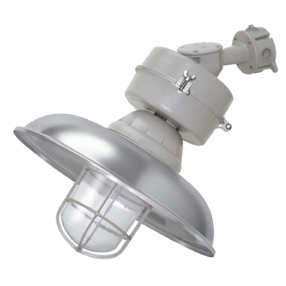 Luminária Industrial Arandela 45G Cinza 150W E27 3/4 Grade/Alojamento/Refletor - Wetzel