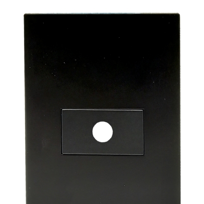 Conjunto Saída De Fio Horizontal 4X2 Black Satin Recta - Blux