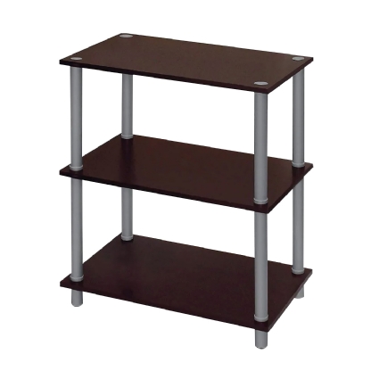 Estante Adaptável 3 Níveis 600X350X750mm Tb Aglomerado/Tubo Pvc - Prat-K