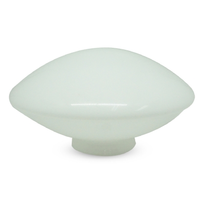 Luminária Arandela Redonda Branco 25W E27 Difusor Vidro Leitoso - Ideal Iluminacao