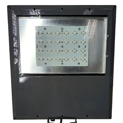 Luminária Pública Solar Led Preto 30W 12Vcc 6000K Luz Branca 5250Lm Difusor acrílico Ip66 - Sunlab