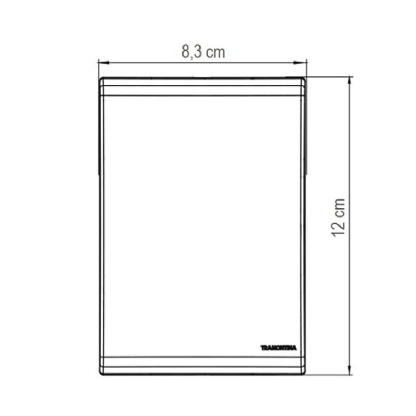 Conjunto 1 Interruptor Bipolar Simples Vertical 10A 4X2 Liz Branco - Tramontina