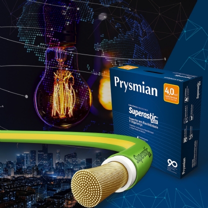 Cabo Flexível 750V Superastic 4,00mm Brasileirinho 100 Metros - Prysmian